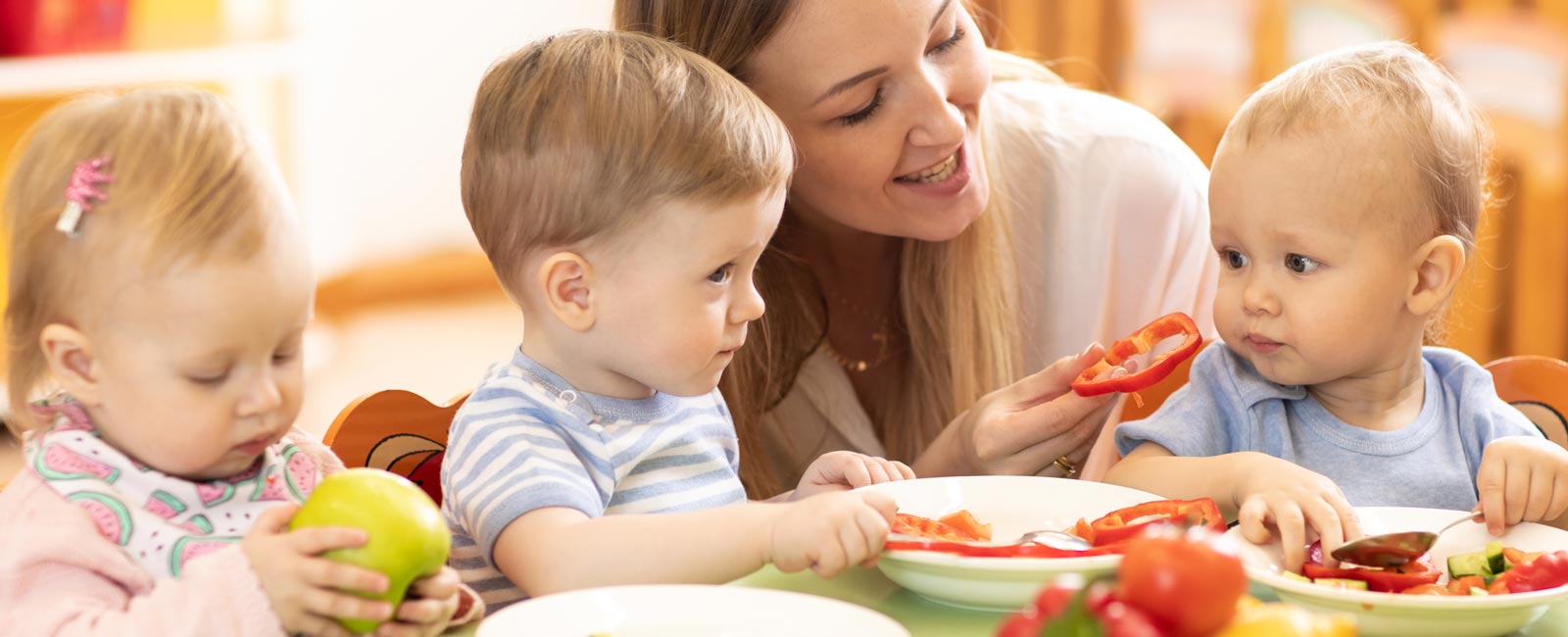 Our in-house chef uses only high quality, fresh ingredients for children's meals.