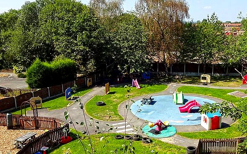 View of some of the outdoor facilities at our Hindley Green nursery & pre-school.