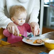 There are several things you can do around preparing your child for eating at nursery/pre-school.