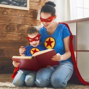 Reading with your child regularly is like giving them superpowers!
