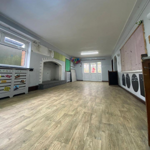 The downstairs main room after being cleared but before some major improvements have taken place. The downstairs main room after being cleared but before some major improvements have taken place.