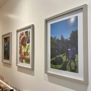 Nicely framed photos look wonderful on the newly-decorated walls. Nicely framed photos look wonderful on the newly-decorated walls.