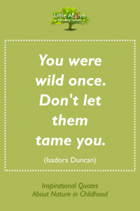 A lovely quotation from choreographer Isadora Duncan.