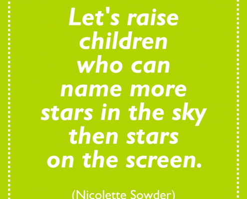 Another inspiring quotation about nature and children.