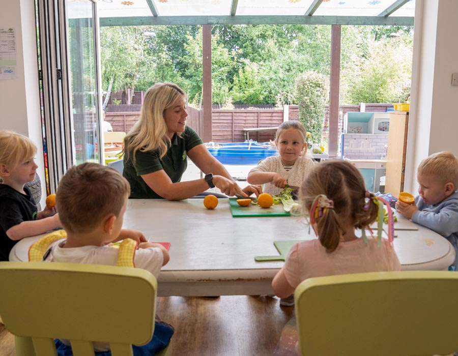 Healthy Food, Snacks & Drinks at Little Acorns Nursery.