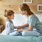 Reassuring your child will also help them settle into nursery – so communication is key.