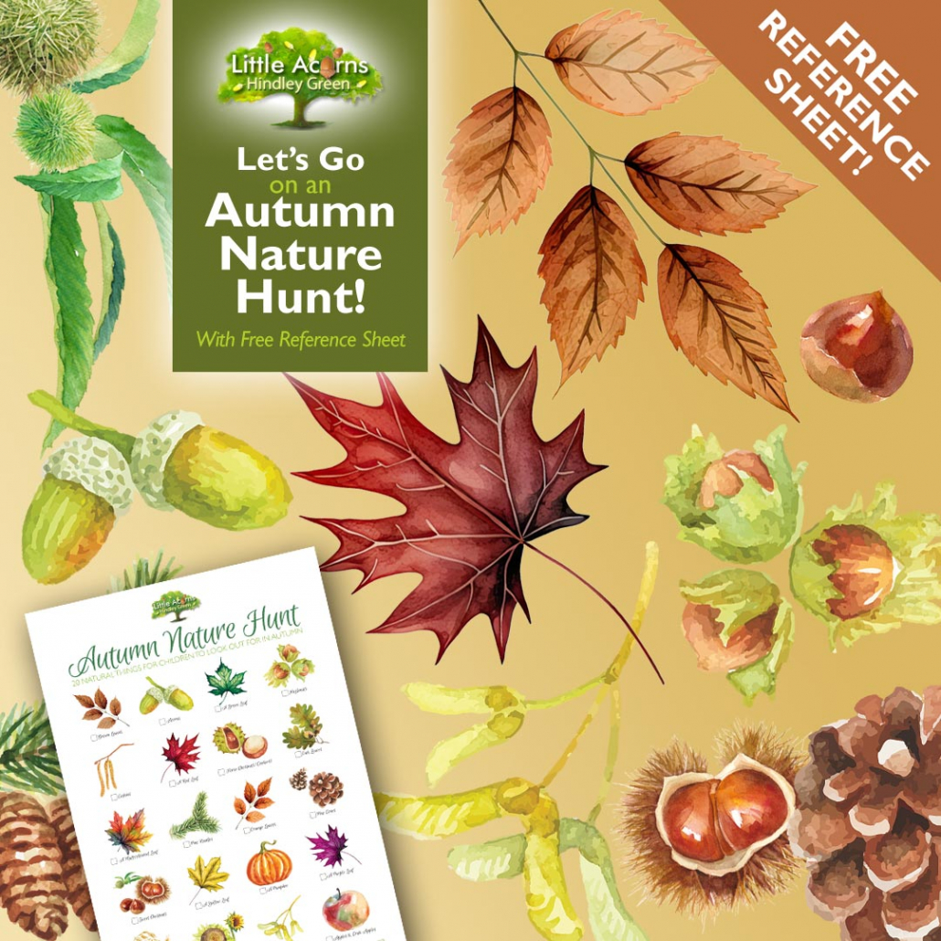 Let's Go on an Autumn Nature Hunt! (With Free Reference Sheet for Children)