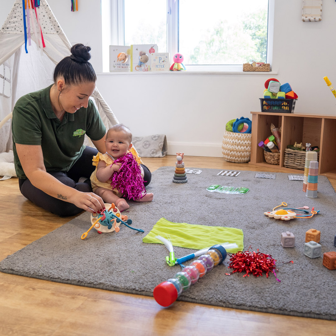 Babies and children at Little Acorns Nursery benefit from a warm, homely, and caring environment that's relaxed and nurturing.