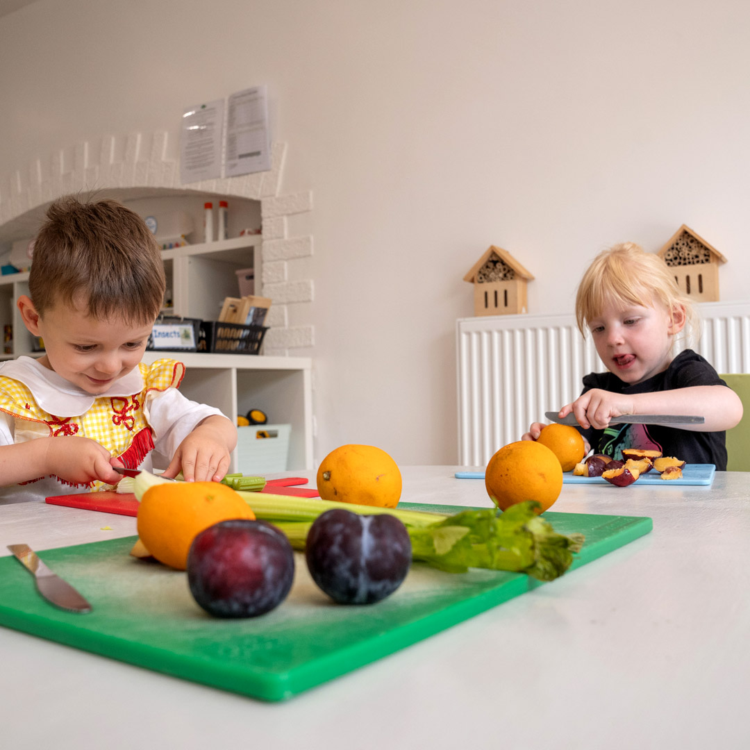Our in-house chef uses only high quality, fresh ingredients for children's meals.
