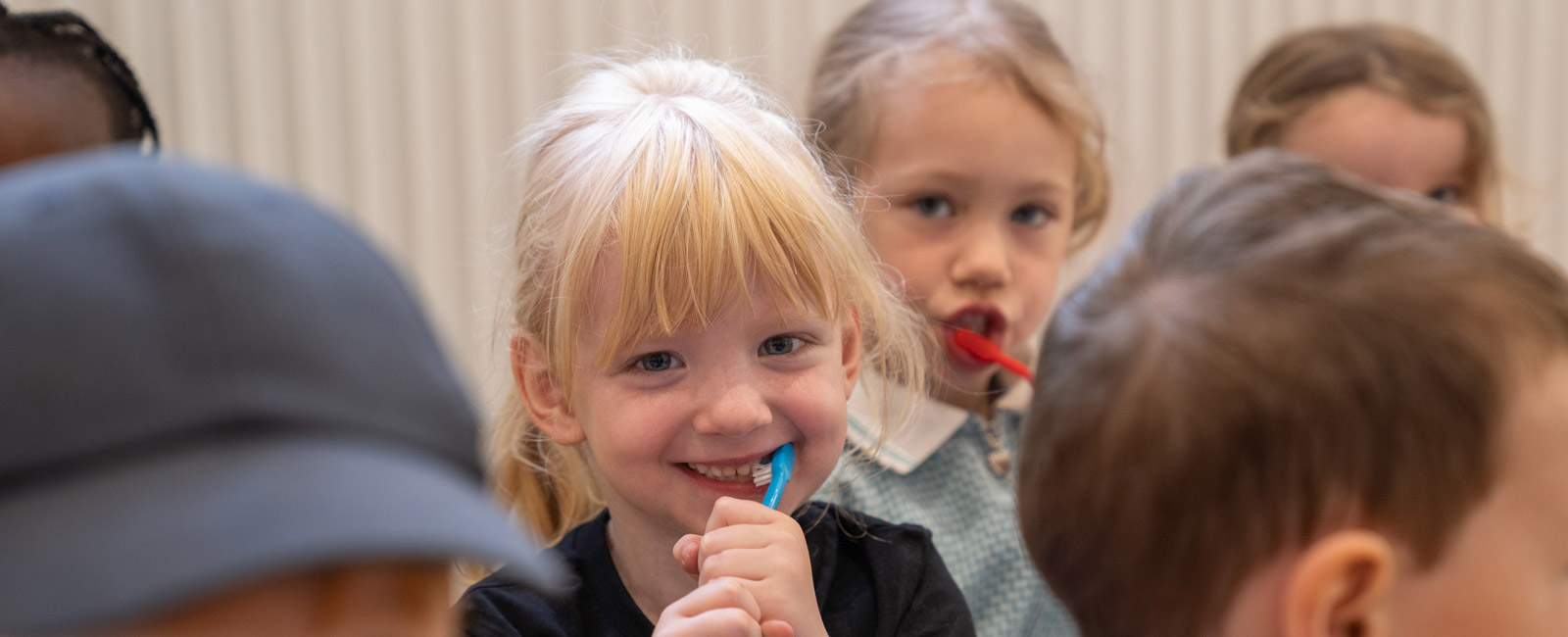 We accept babies, toddlers and children under five.