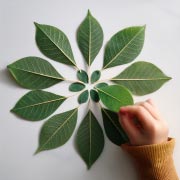 Today's post features some fabulously creative art activities that use, or are inspired by, leaves.