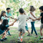 Playing outdoors is huge fun!