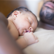 Newborn babies typically have a resting heartbeat of between 100 and 160 beats per minute in their first month.