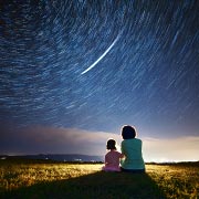 Stargazing somewhere away from neighbourhood lights will open children's eyes to the magic of the night sky.